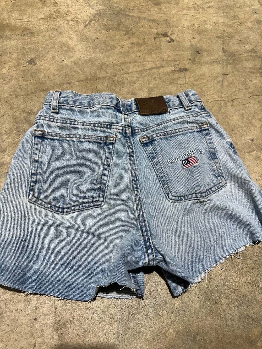 90’s Ralph Lauren Denim Cutoff Shorts Size 12